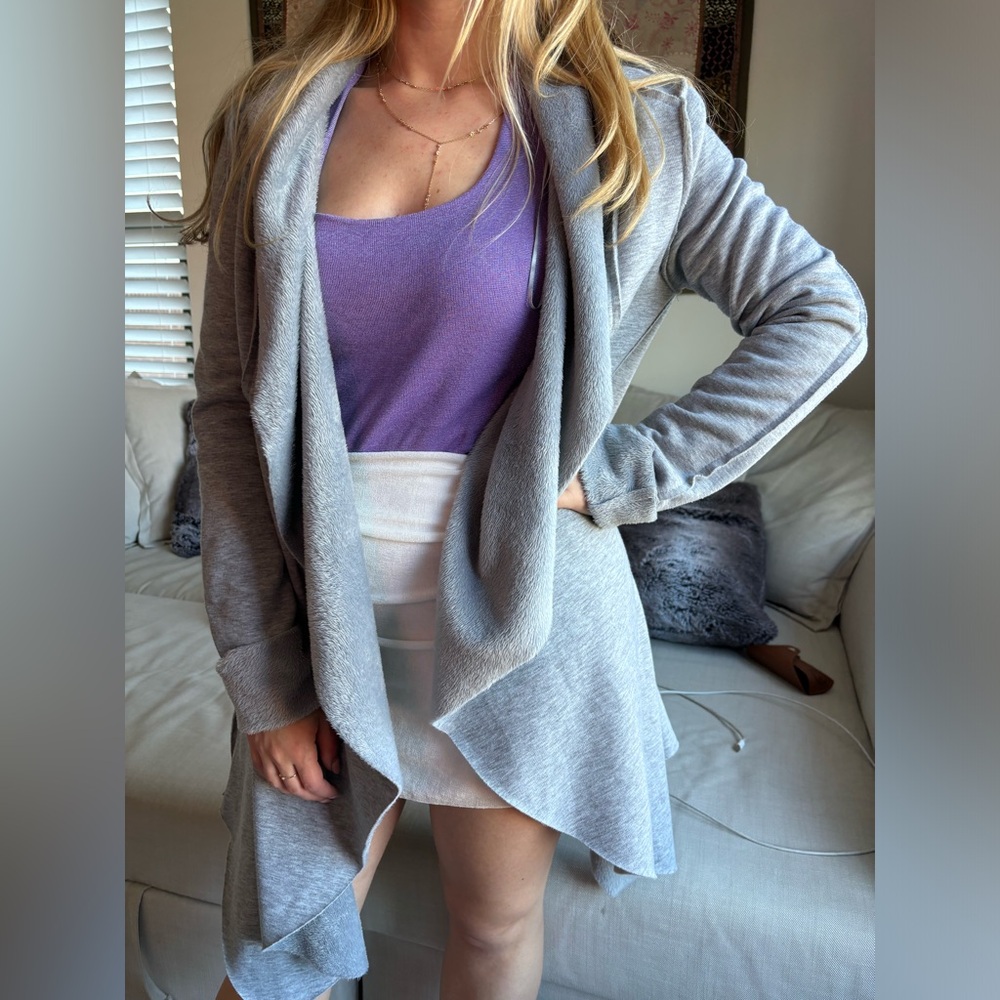 Super soft draped cardigan